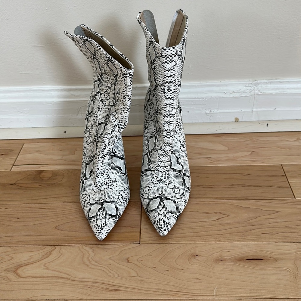 RAYE Snake skin boots size 6